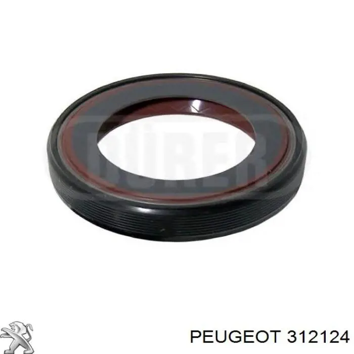 Купити 312124 Peugeot/Citroen Сальник піввісі переднього моста, правою
