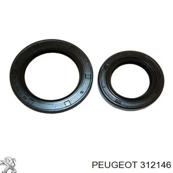 Купити 312146 Peugeot/Citroen Сальник піввісі переднього моста, правою
