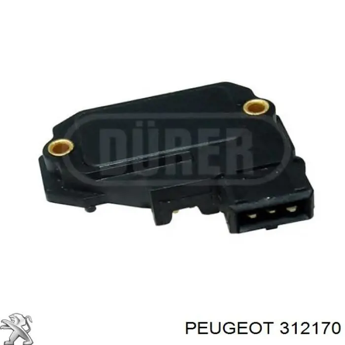 312170 Peugeot/Citroen Сальник півосі переднього моста, лівої