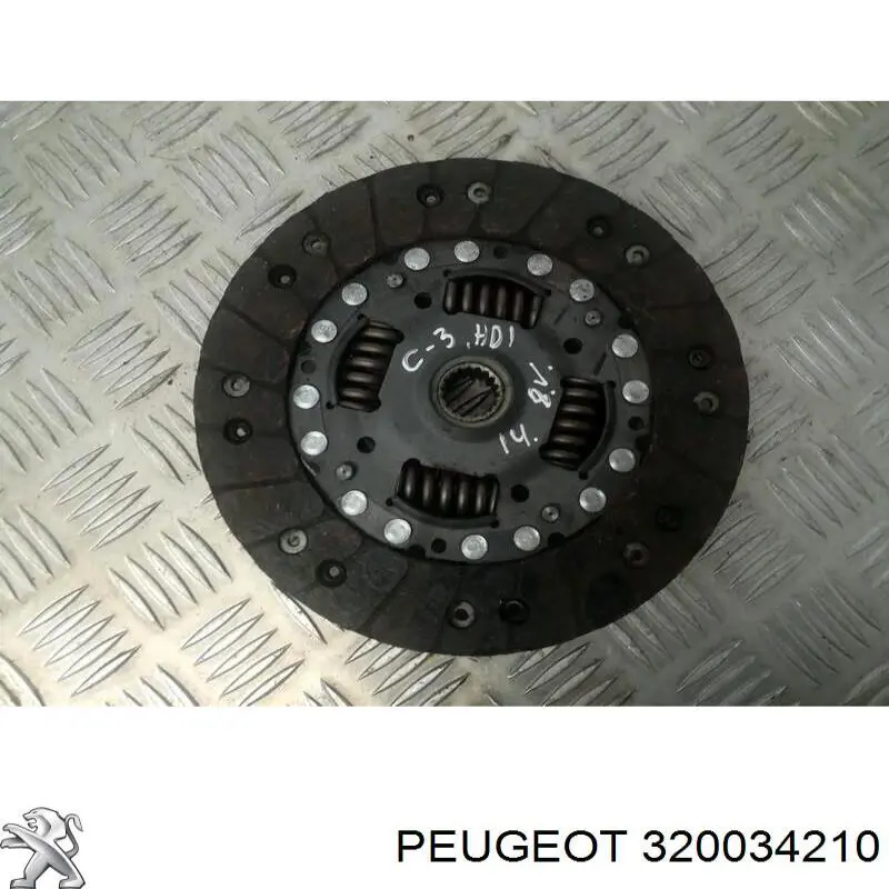 320034210 Peugeot/Citroen диск зчеплення