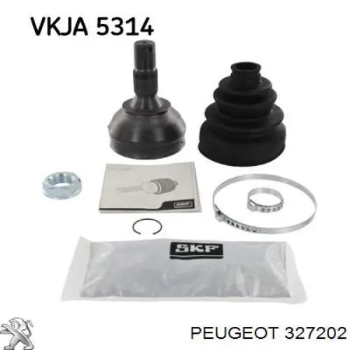 Граната колісна Peugeot/Citroen 327202 ціна, від 25.25 USD