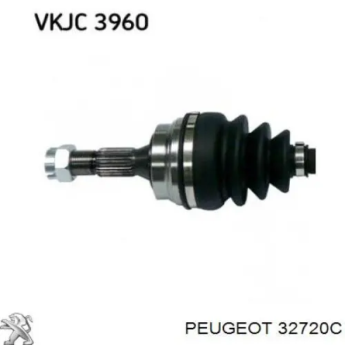 Привід передній лівий Peugeot/Citroen 32720C ціна, від 49.60 USD