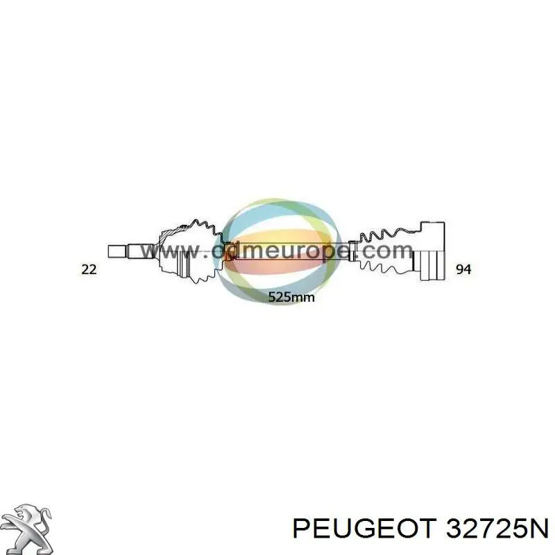 Привід передній лівий Peugeot/Citroen 327235 ціна, від 144.56 USD