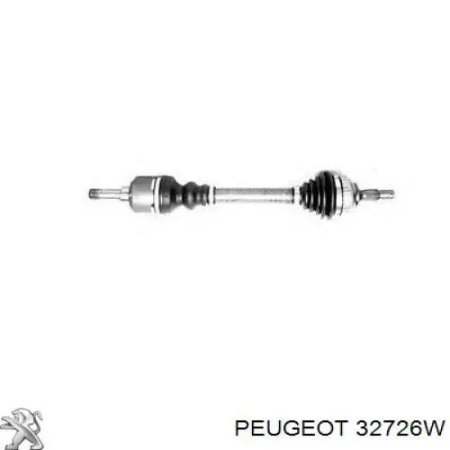 Привід передній лівий Peugeot/Citroen 32726W ціна, від 71.54 USD