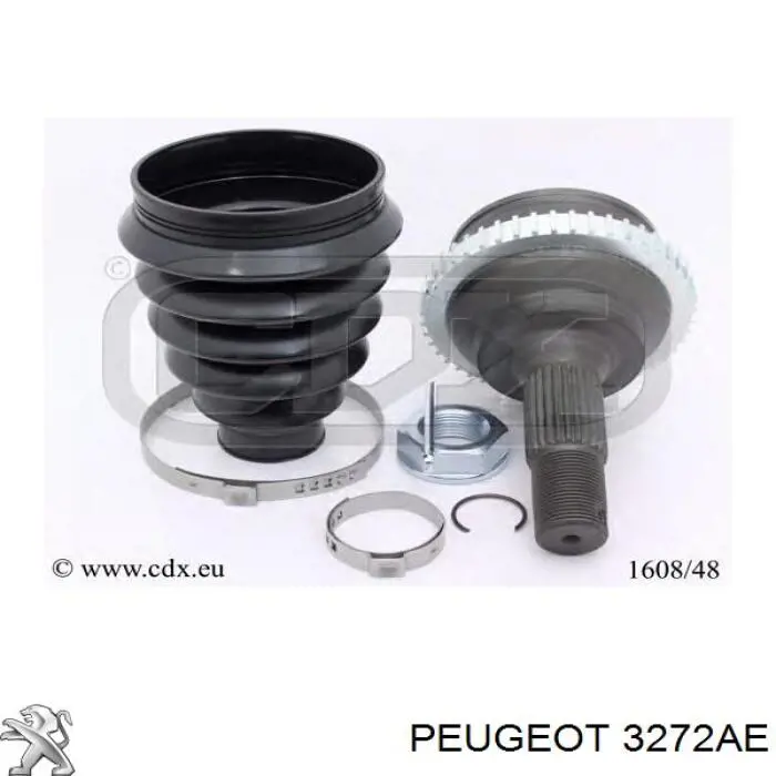 Привід передній лівий Peugeot/Citroen 3272AE ціна, від 75.38 USD