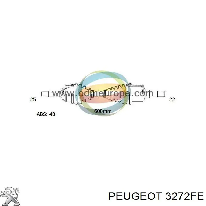 3272FE Peugeot/Citroen Привід лівий