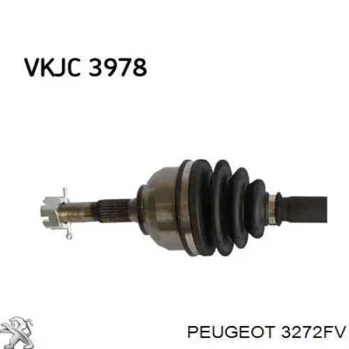 Привід передній лівий Peugeot/Citroen 3272FV ціна, від 82.69 USD