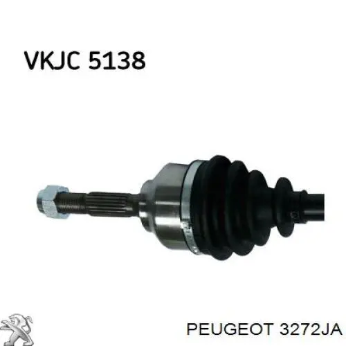 3272JA Peugeot/Citroen Привід лівий