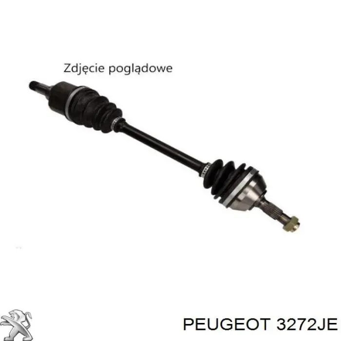 Привід передній лівий Peugeot/Citroen 3272JE ціна, від 97.02 USD