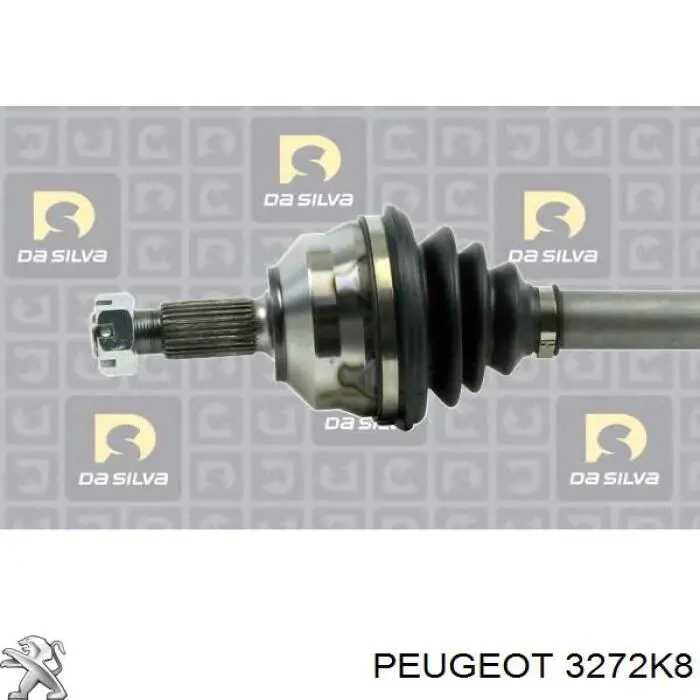 Ліва піввісь 3272V0 Peugeot/Citroen