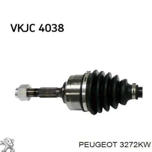 Купити 3272KW Peugeot/Citroen Ліва піввісь