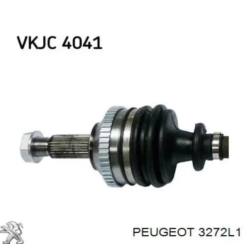 Ліва піввісь 811064101B GP