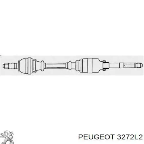 Привід передній лівий Peugeot/Citroen 3272L2 ціна, від 294.27 USD