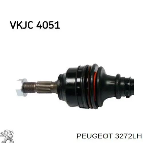 Піввісь передня ліва Peugeot/Citroen 3272VA