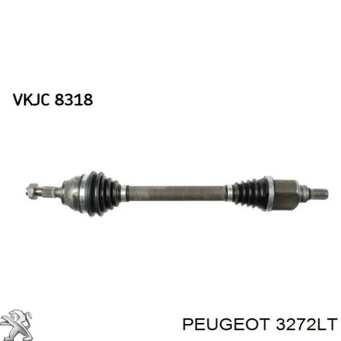 Купити 32724X Peugeot/Citroen Ліва піввісь