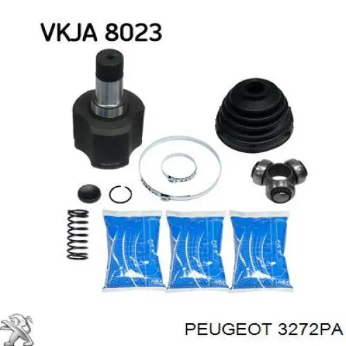 3272PA Peugeot/Citroen Привід лівий