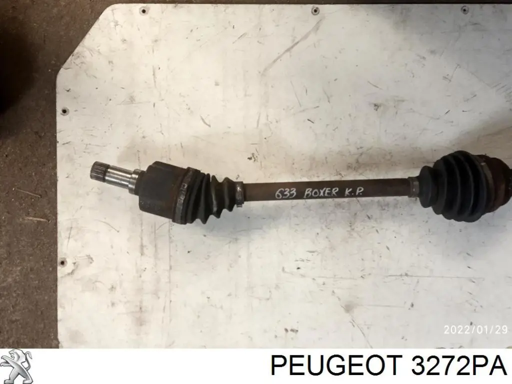 Привід передній лівий Peugeot/Citroen 3272PA ціна, від 91.85 USD