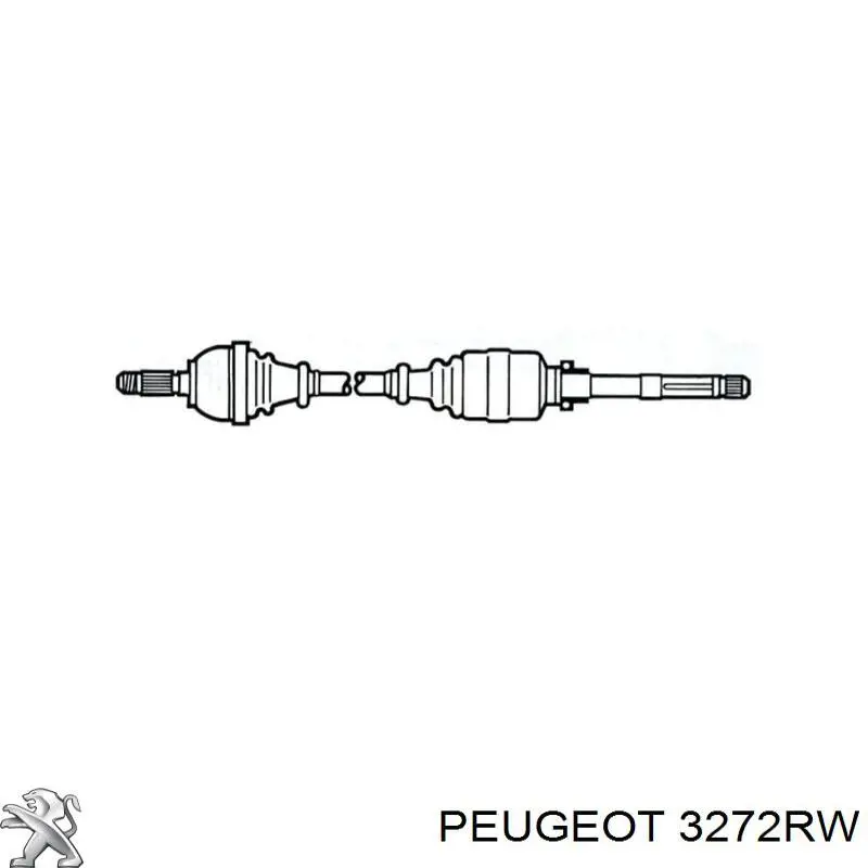 Купити 3272RW Peugeot/Citroen Ліва піввісь