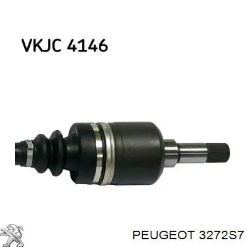 3272S7 Peugeot/Citroen Привід лівий