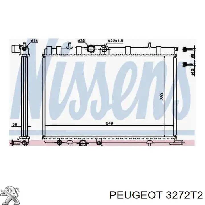 ШРУС зовнішній передній 3272T2 Peugeot/Citroen