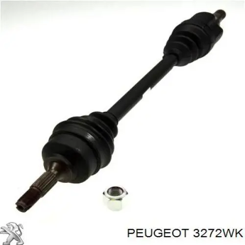 Привід передній лівий Peugeot/Citroen 3272WK ціна, від 197.07 USD