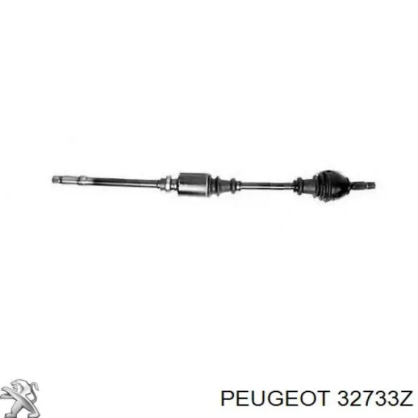 Піввісь (привід) передня, права 32733Z Peugeot/Citroen