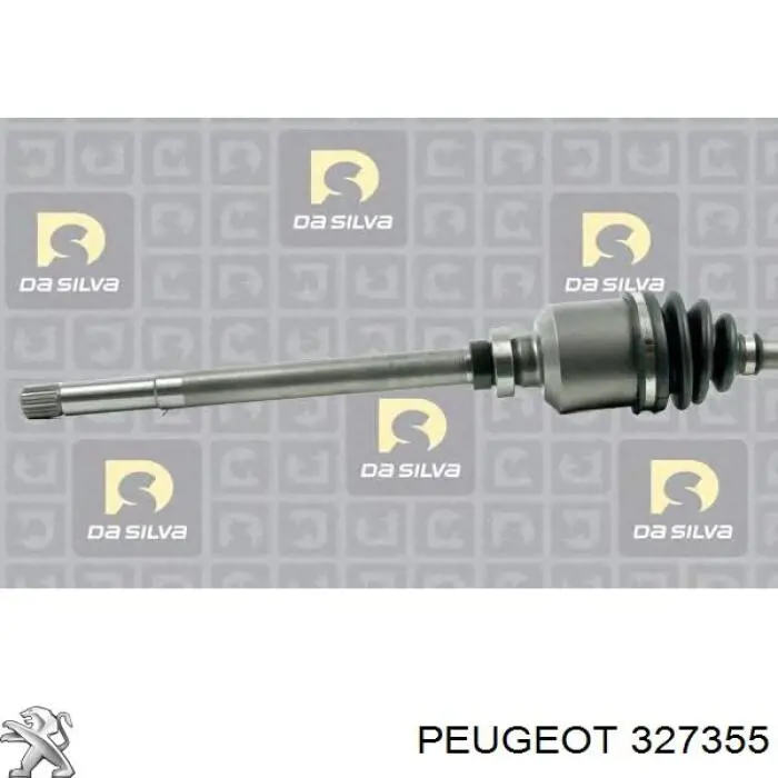 Піввісь права 327355 Peugeot/Citroen