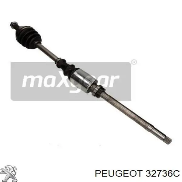 000032736G Peugeot/Citroen Привід передній правий