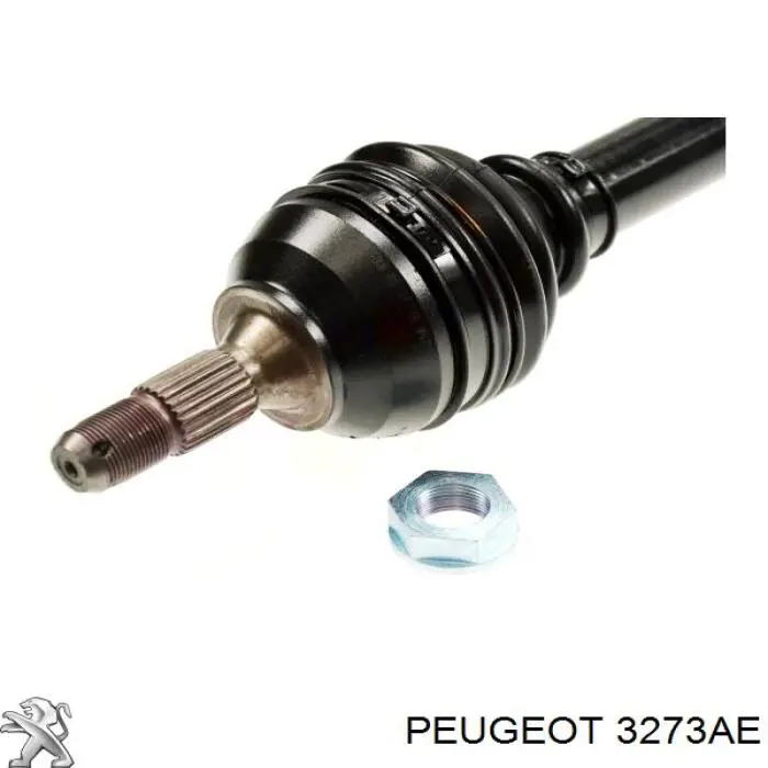 Піввісь передня, права Peugeot/Citroen 3273AE ціна, від 51.39 USD