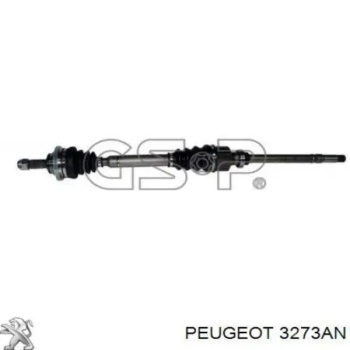Купити 9636798880 Peugeot/Citroen Піввісь права
