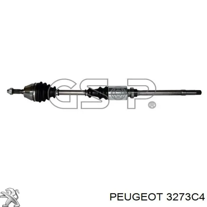 3273C4 Peugeot/Citroen Привід передній правий