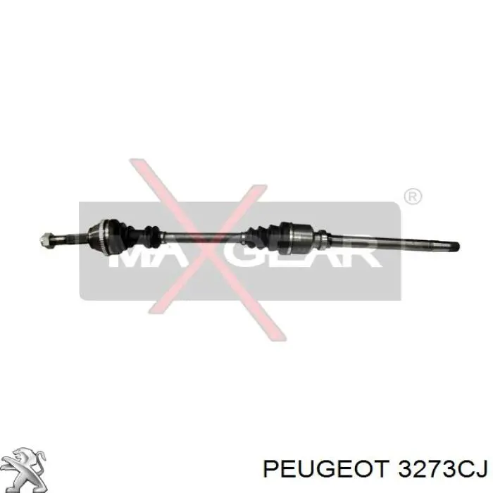 Піввісь передня, права Peugeot/Citroen 3273CJ ціна, від 93.46 USD