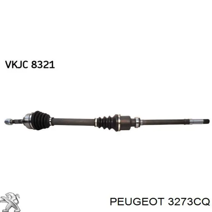 3273CQ Peugeot/Citroen Привід передній правий