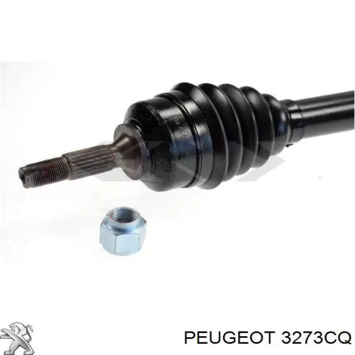 Піввісь передня, права Peugeot/Citroen 3273CQ ціна, від 65.75 USD