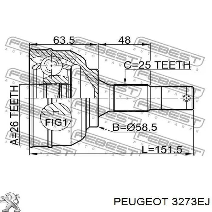 Піввісь передня, права GSP 210140 ціна, від 85.17 USD