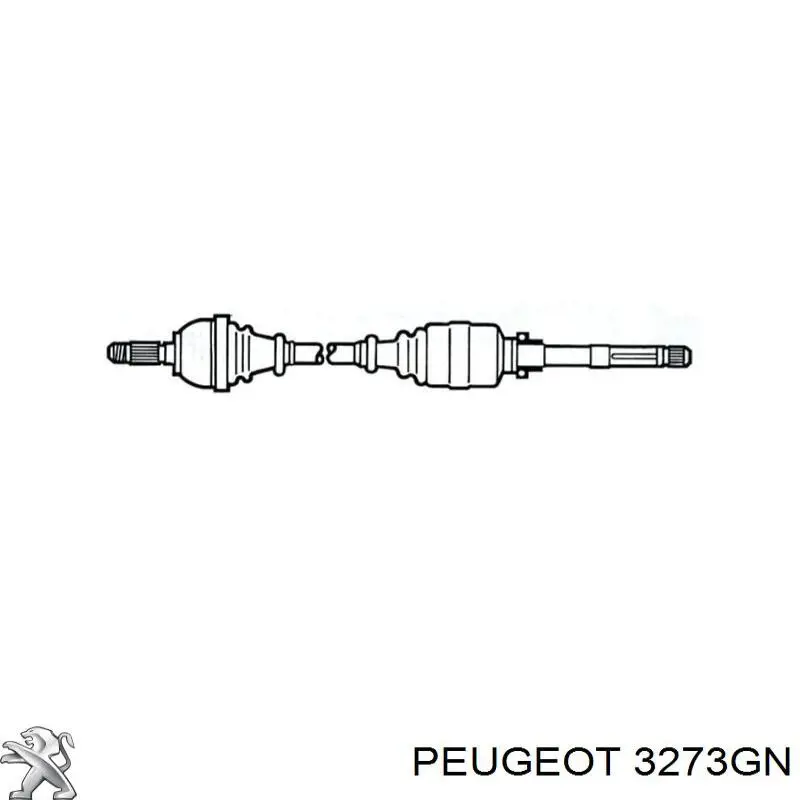 Купити 3273GP Peugeot/Citroen Піввісь права