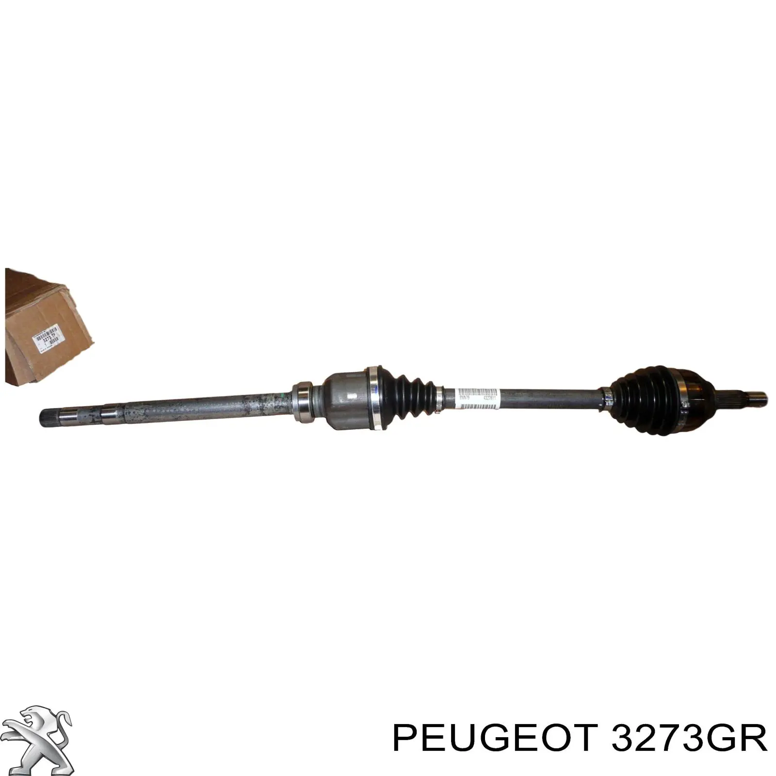 Піввісь (привід) передня, права 3273GR Peugeot/Citroen