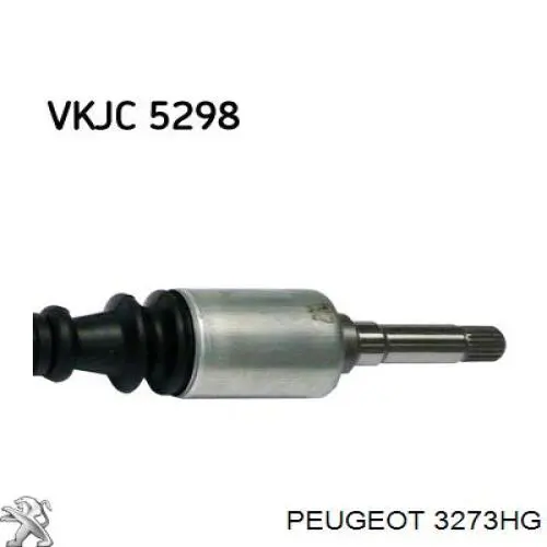 3273HG Peugeot/Citroen Привід передній правий