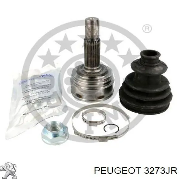 Піввісь передня, права Peugeot/Citroen 3273JR ціна, від 76.05 USD
