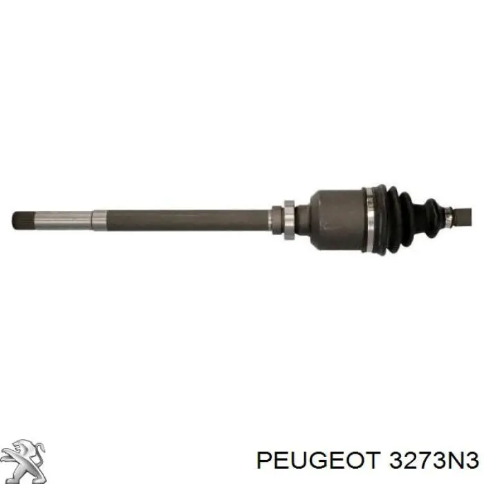Піввісь права 72737X Peugeot/Citroen