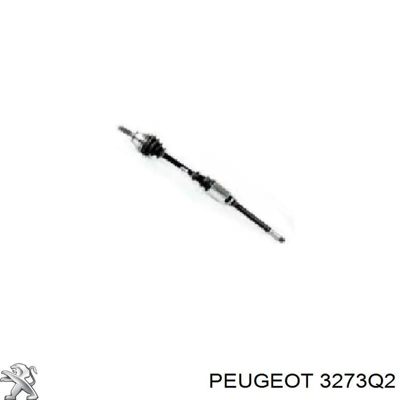 3273Q2 Peugeot/Citroen Привід передній правий