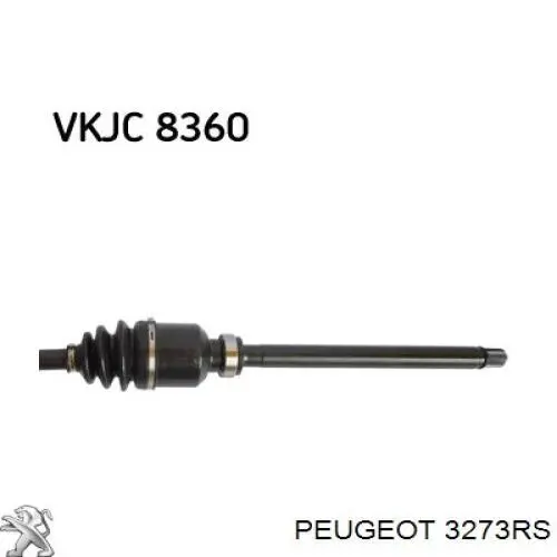 Купити 3273RS Peugeot/Citroen Піввісь права