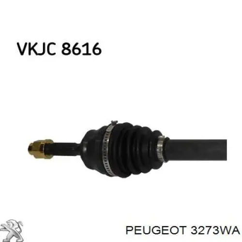 Купити 3273WA Peugeot/Citroen Піввісь права