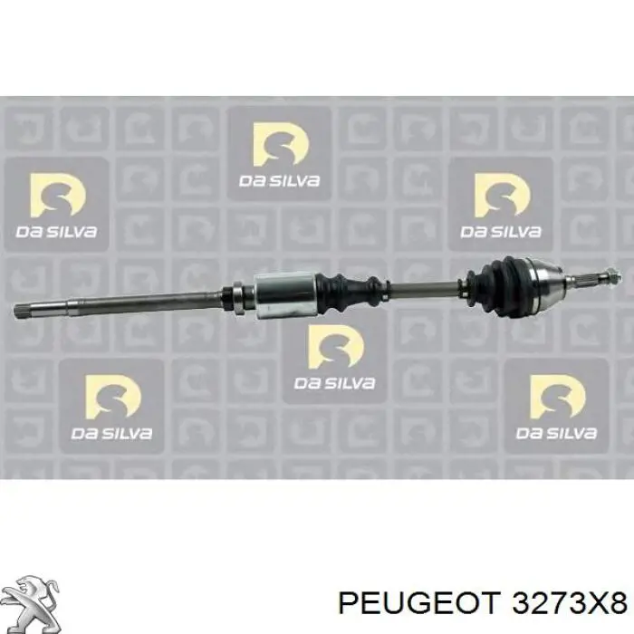Піввісь передня, права Peugeot/Citroen 3273X8 ціна, від 78.43 USD