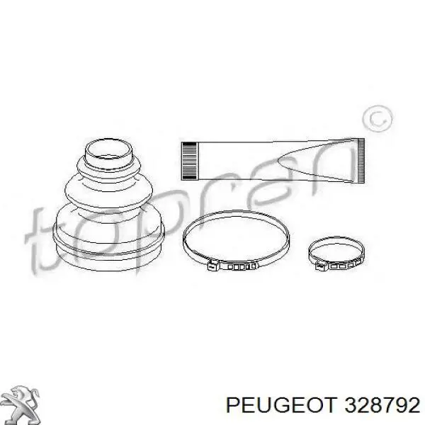 Купити 328792 Peugeot/Citroen Пильник шарніра кутових швидкостей внутрішній передній