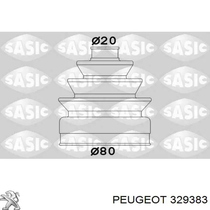 Пильник шарніра кутових швидкостей зовнішній передній Peugeot/Citroen 329383 ціна, від 6.23 USD