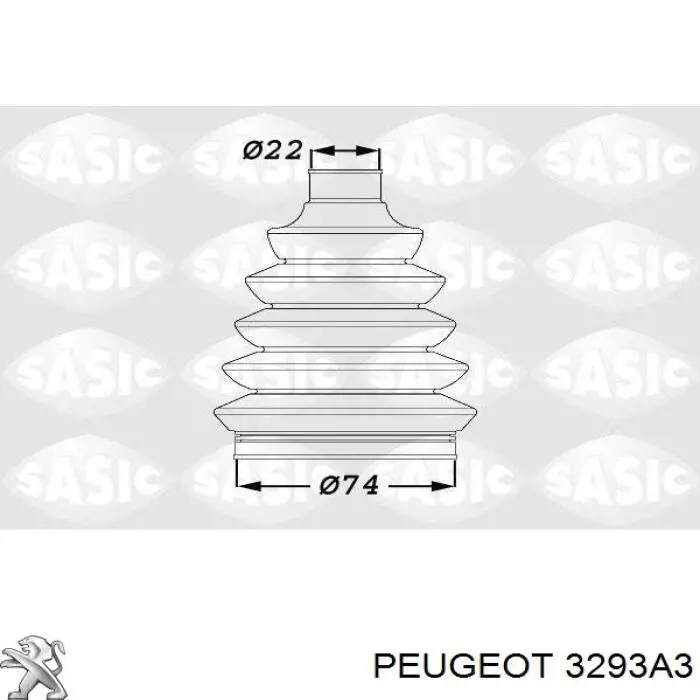 Пильник шарніра кутових швидкостей зовнішній передній Peugeot/Citroen 3293A3 ціна, від 12.04 USD