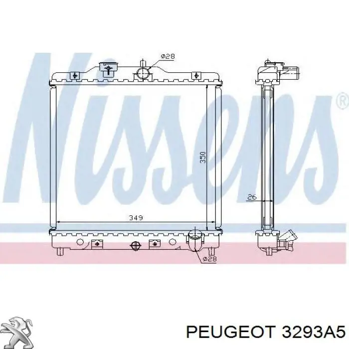 Купити 3293A5 Peugeot/Citroen Пильник шарніра приводу