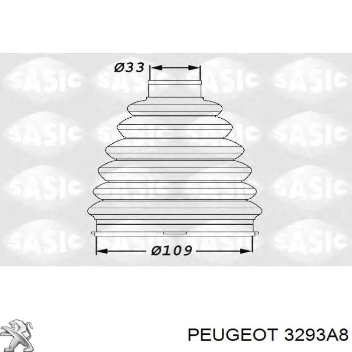 Пильник шарніра кутових швидкостей зовнішній передній Peugeot/Citroen 3293A8 ціна, від 13.11 USD