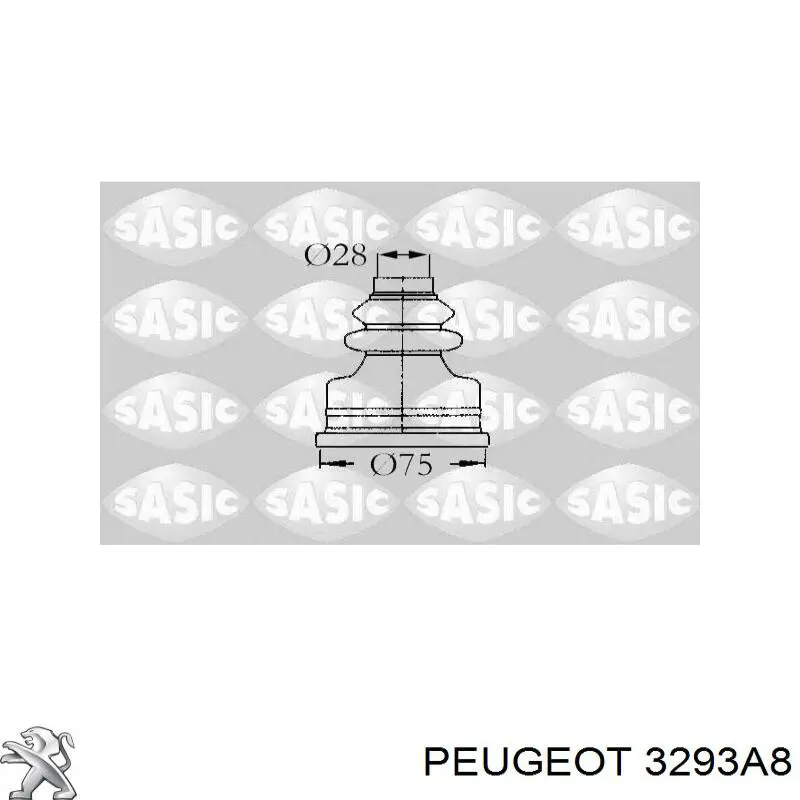 Купити 3293A8 Peugeot/Citroen Пильник шарніра приводу
